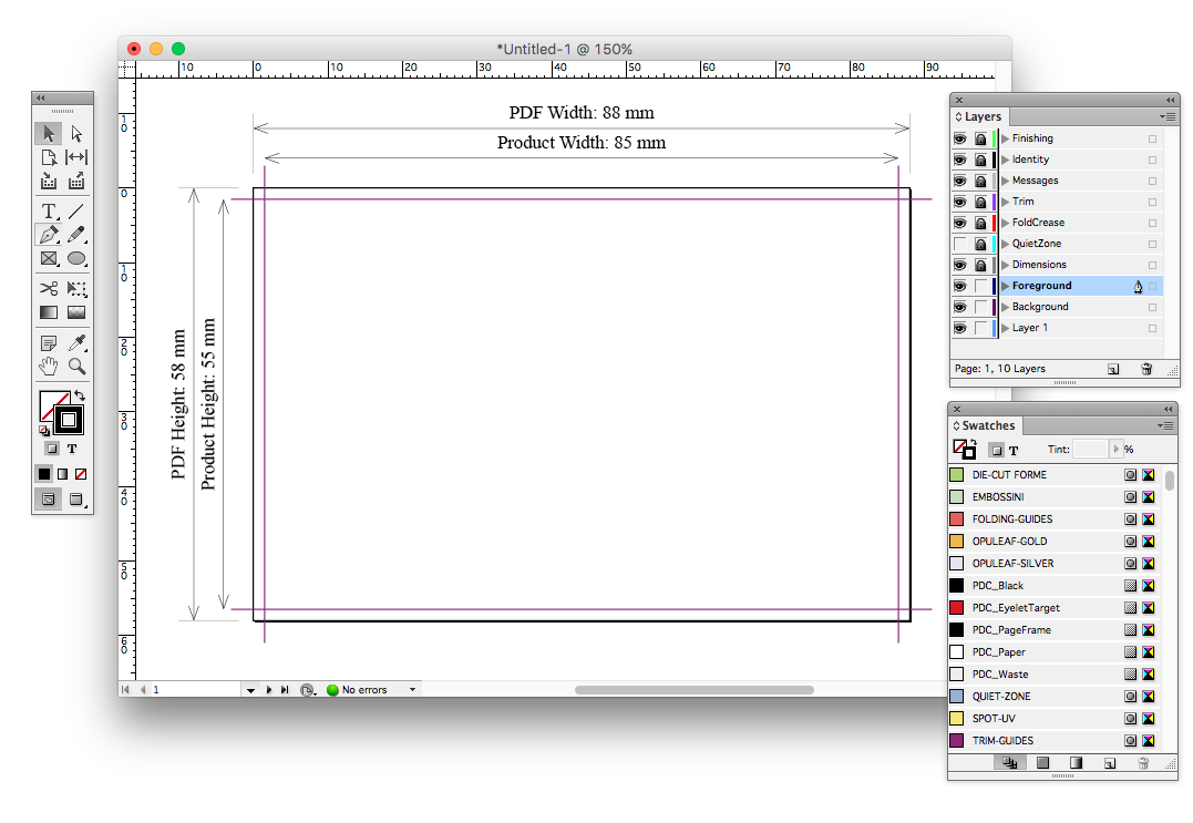 InDesign template guidance | Newark & Grantham